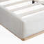 Lit tapissier élégant avec structure en bois massif-863672606