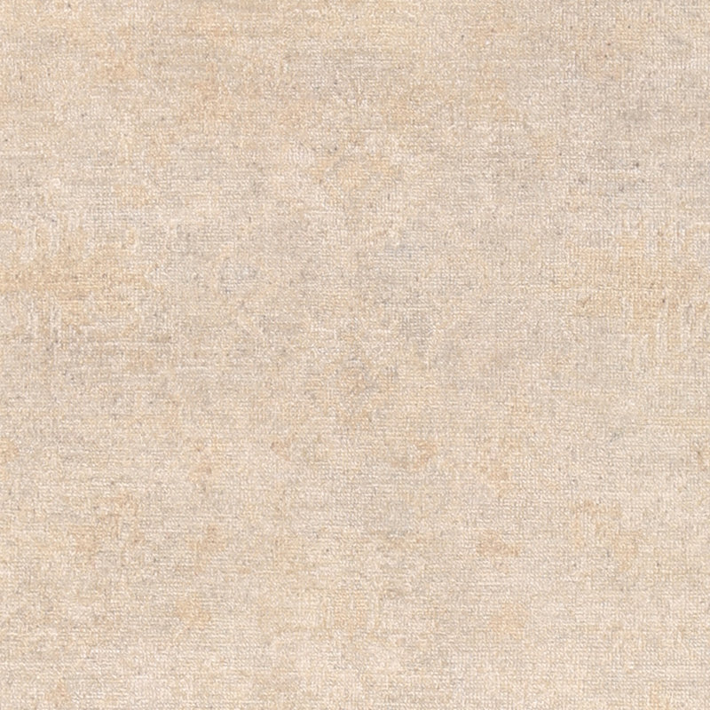 Tapis noué la oushak ivoire/beige 4 pi 2 x 6 pi 4 laine one-of-kind-the main Vegetable Dye