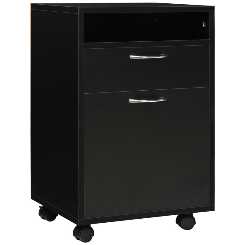 Armoire de rangement mobile avec tiroir et roulettes pour bureau et maison