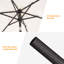Parasol de marché lumineux 90 po Davinna-866289794