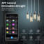 Luminaire suspendu cylindrique à 4 lumières DEL