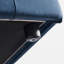 Canapé modulaire bleu en coton et lin-551933364