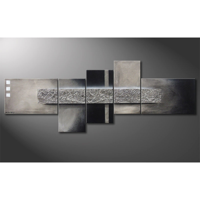 5 Piece No Frame Painting on Canvas