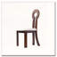 Chaise en caoutchouc et bois massif