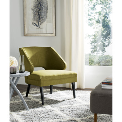 Fauteuil demi-tonneau en polyester de 27,4 po Wauconda