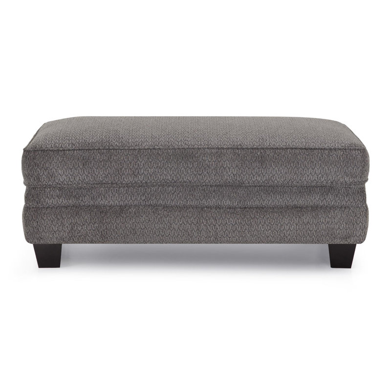 Repose-pieds Joeseline, Mélange de polyester gris anthracite