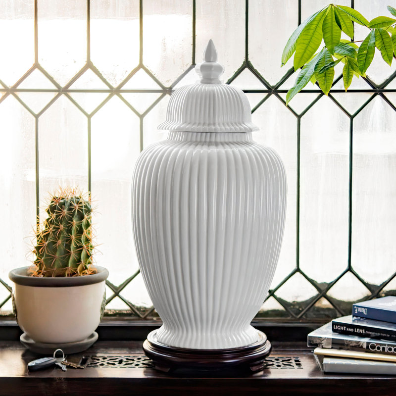 Handmade Ceramic / Porcelain Ginger Jar
