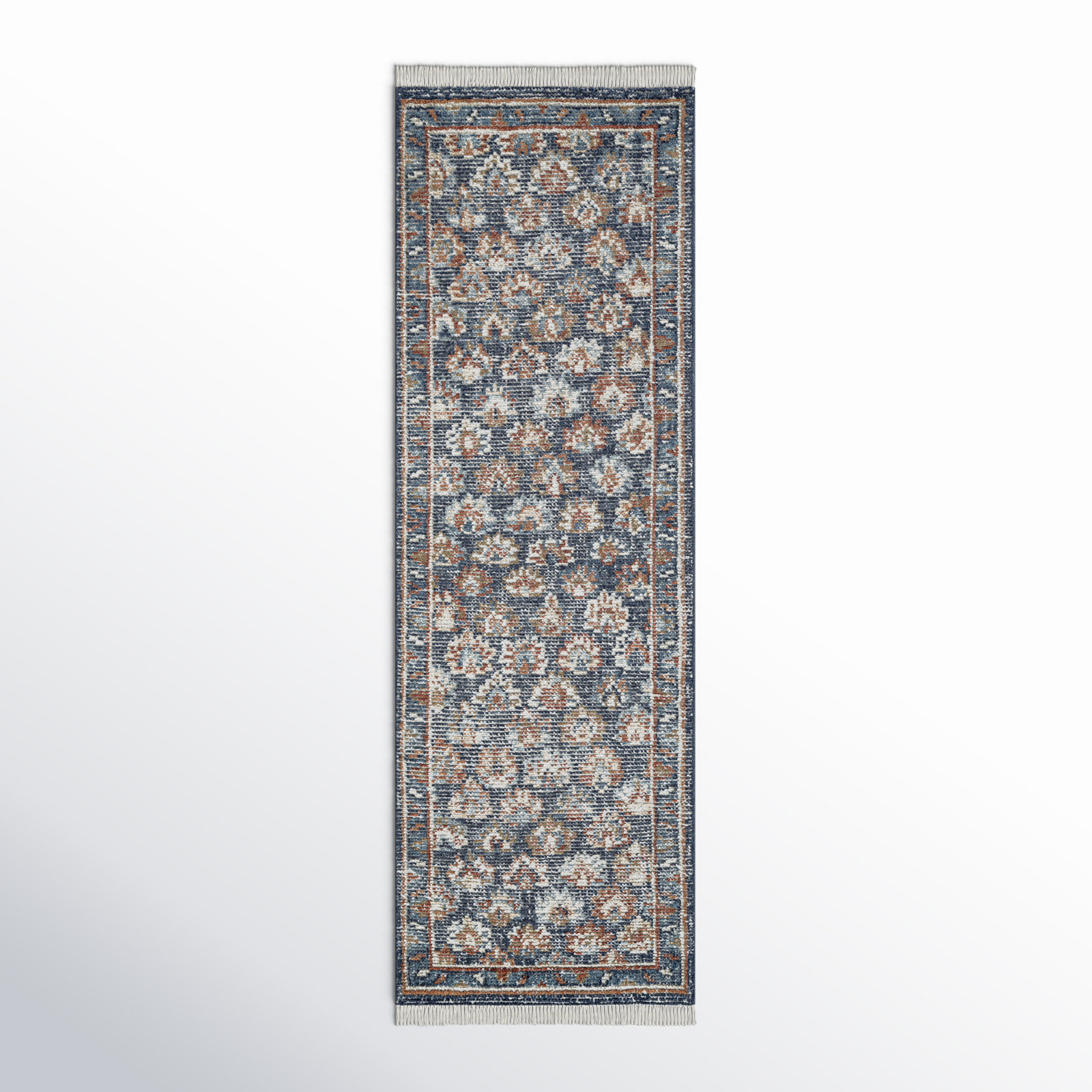 Maeve Hand-Knotted Floral Wool Rug, Runner 2'6" x 8'
