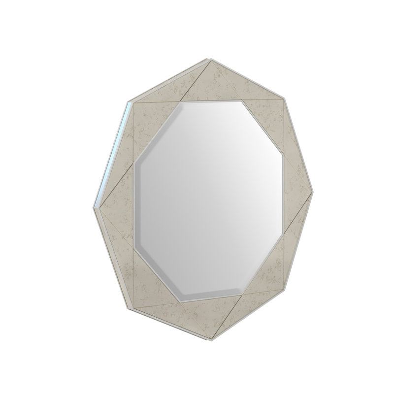 Mezzanine Solid Wood Beveled Wall Mirror