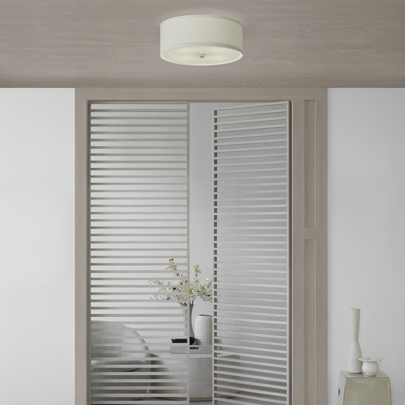 kate spade new york Walker Small Flush Mount, 7.5" H x 18" W x 18" D