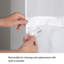 Rideau de douche simple Floral-24098895