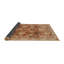 Tapis beige / rouille Saturient-609107421