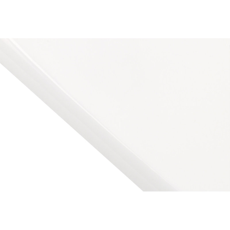 Midland Bianco 3x12 Polished Ceramic Bullnose Tile Trim