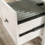 Tour de rangement, finition blanche