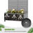 Outdoor Metal Planter Box Raised Garden Beds with Trellis-958284985-958284980