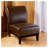 Patroclus Faux Leather Slipper Chair