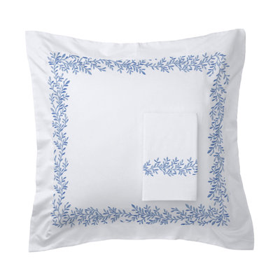 Avie Cotton No Floral Sham Set