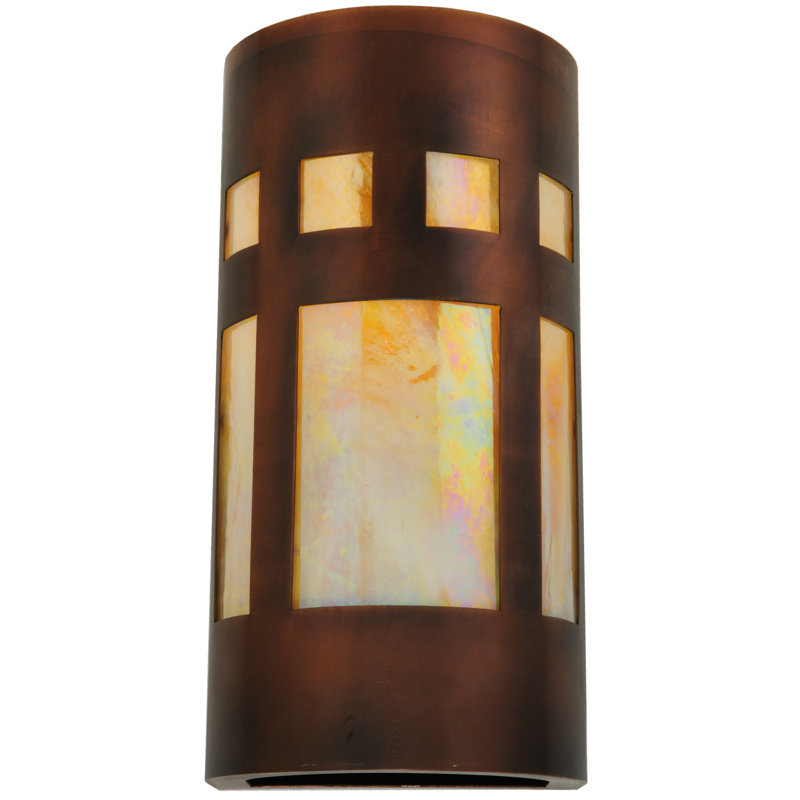 1 - Light Outdoor Bulkhead Light, Copper