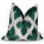 Silk and Velvet Geometric Square Pillow Cover & Insert