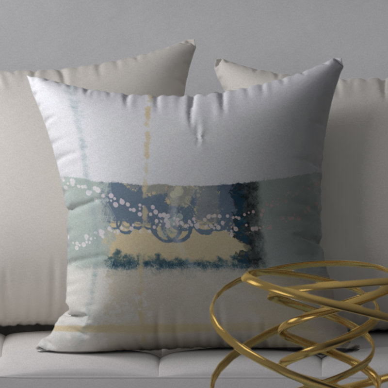 Housse de coussin décoratif carrée rayonnante mémorable, 20 po X 20 po