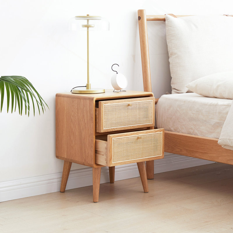 Armoire de chevet en bois massif Pure