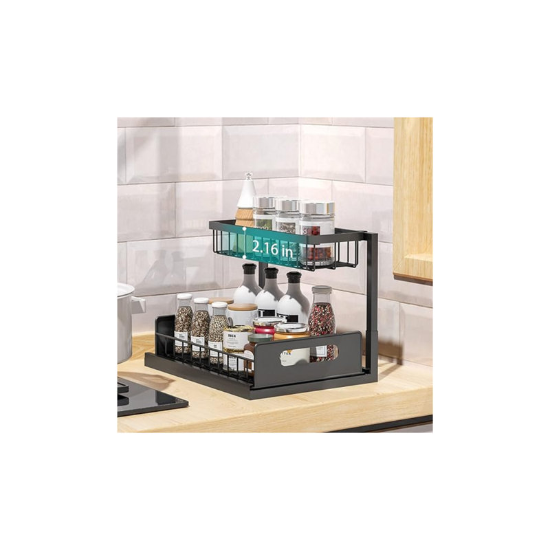 Adjustable Stainless Steel Under Sink Organiser