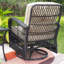 Chaise berçante en métal