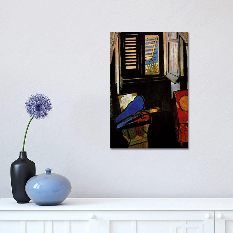 Interior with a Violin by Henri Matisse - 1 Piece Wrapped Canvas Painting, 30.48 cm H x 45.72 cm W