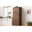 K&K - Armoire de cuisine de 71 po de hauteur avec 3 organisateurs d'armoires rétractables, armoire de rangement Farmhouse