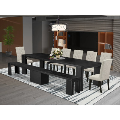Rectangular 120.3'' L x 39'' W Dining Set