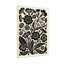 Plantes et fleurs à motif floral noir sur fond crème-1319693861