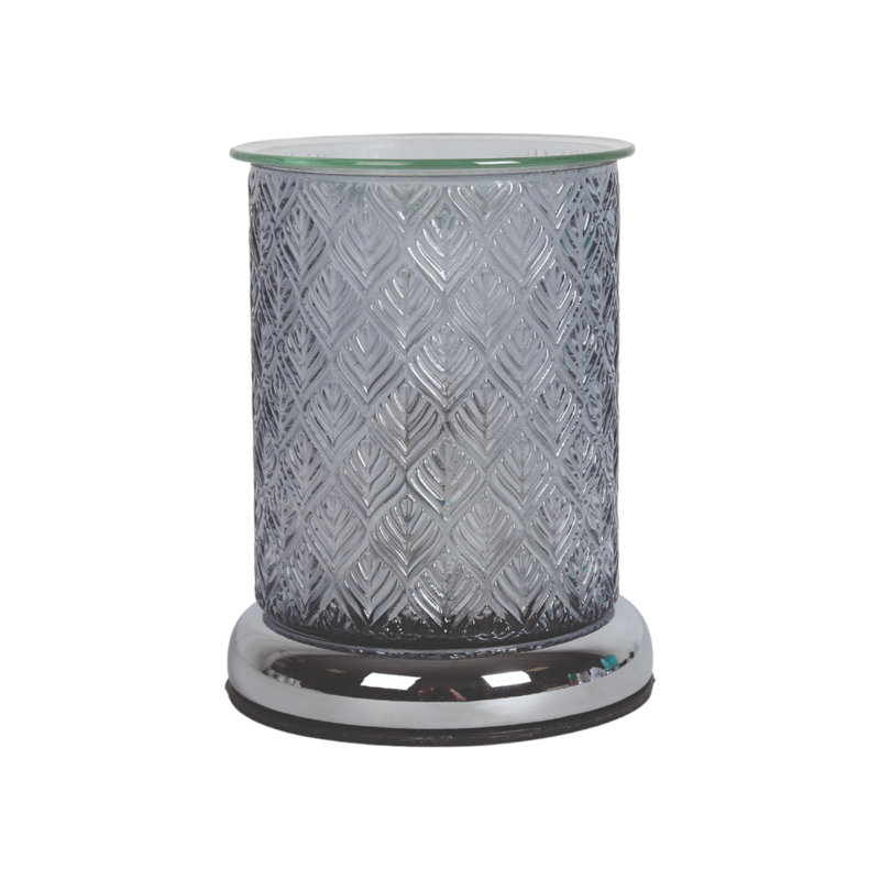 Glass Tabletop Wax Warmer, Grey