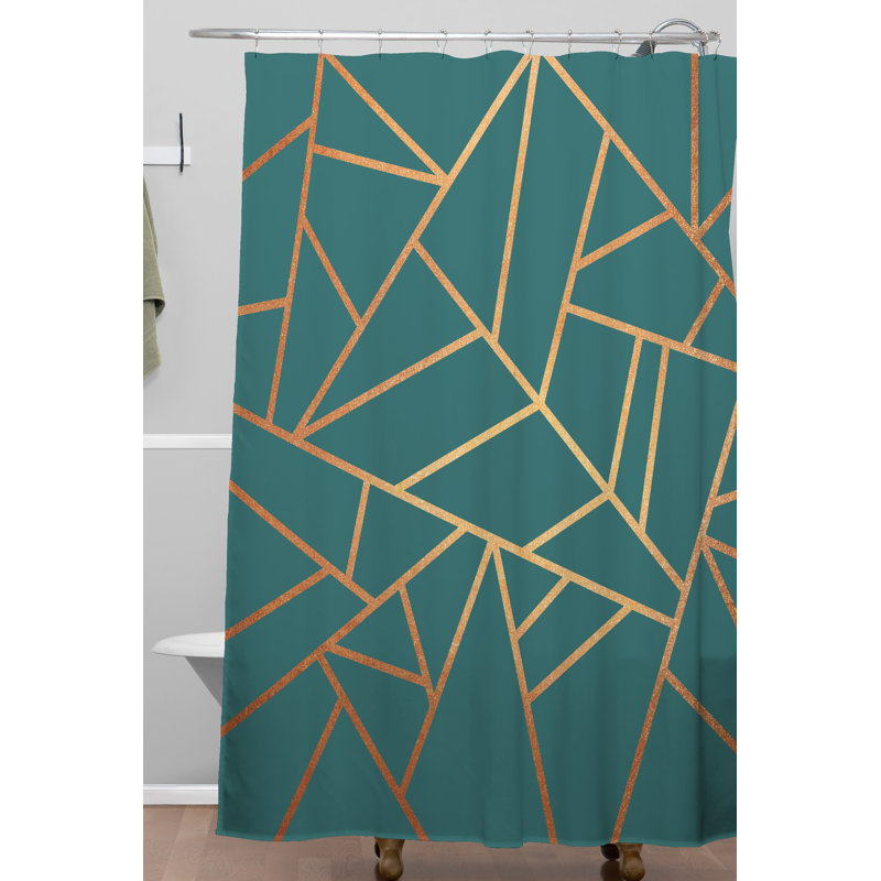 Geometric Shower Curtain