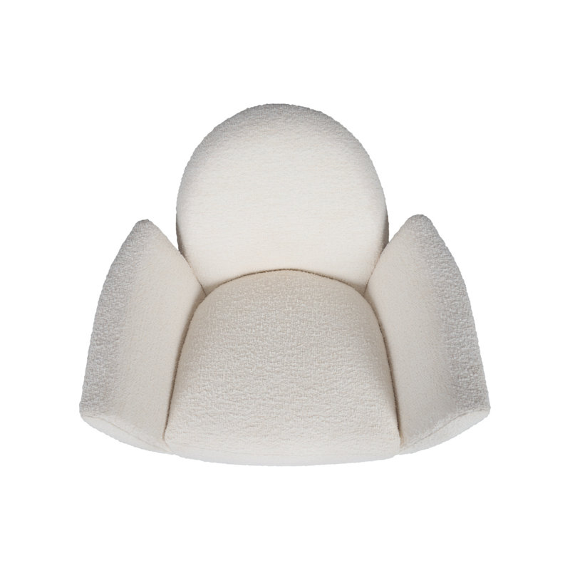 Alba Boucle Swivel Armchair