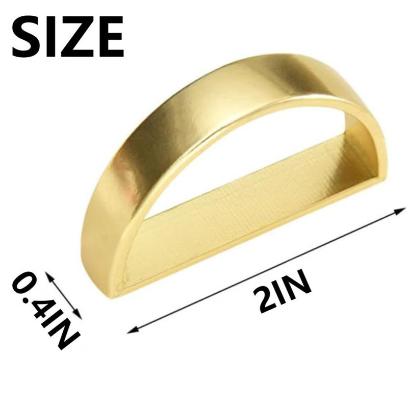 Ensemble de 6 rondelles de serviette en métal 6 pièces