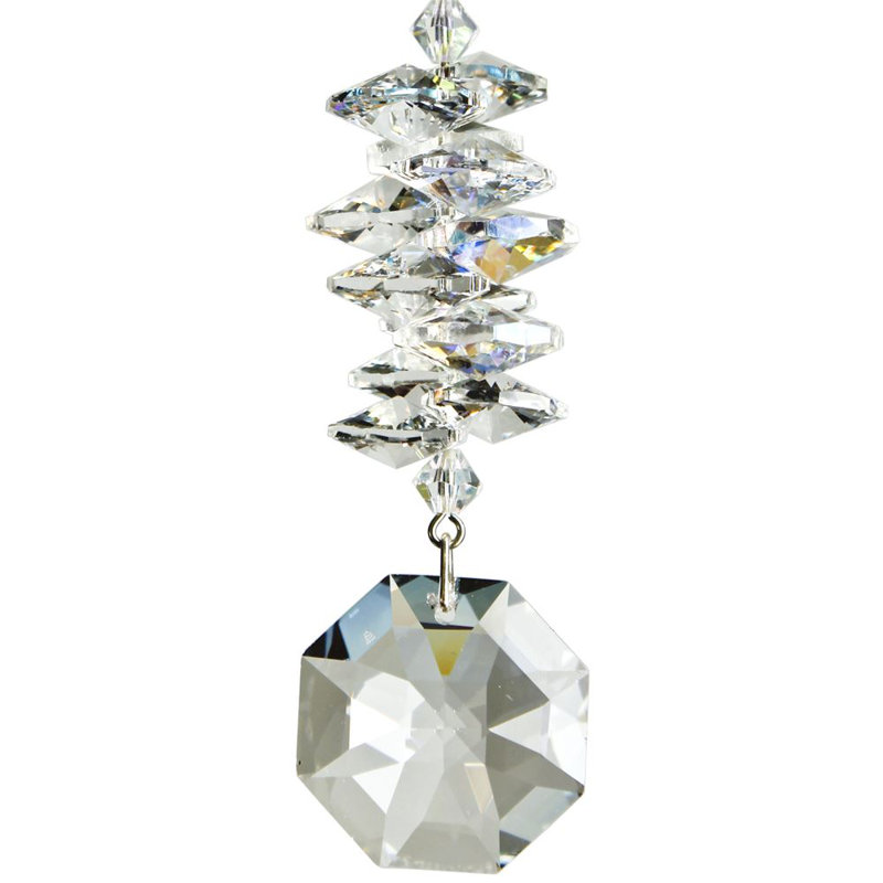 Cascade de glace en cristal octogone, Glace