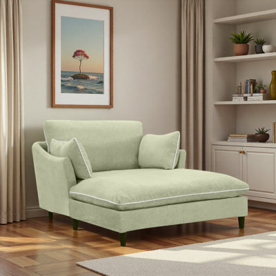 Chaise longue moderne avec coussins