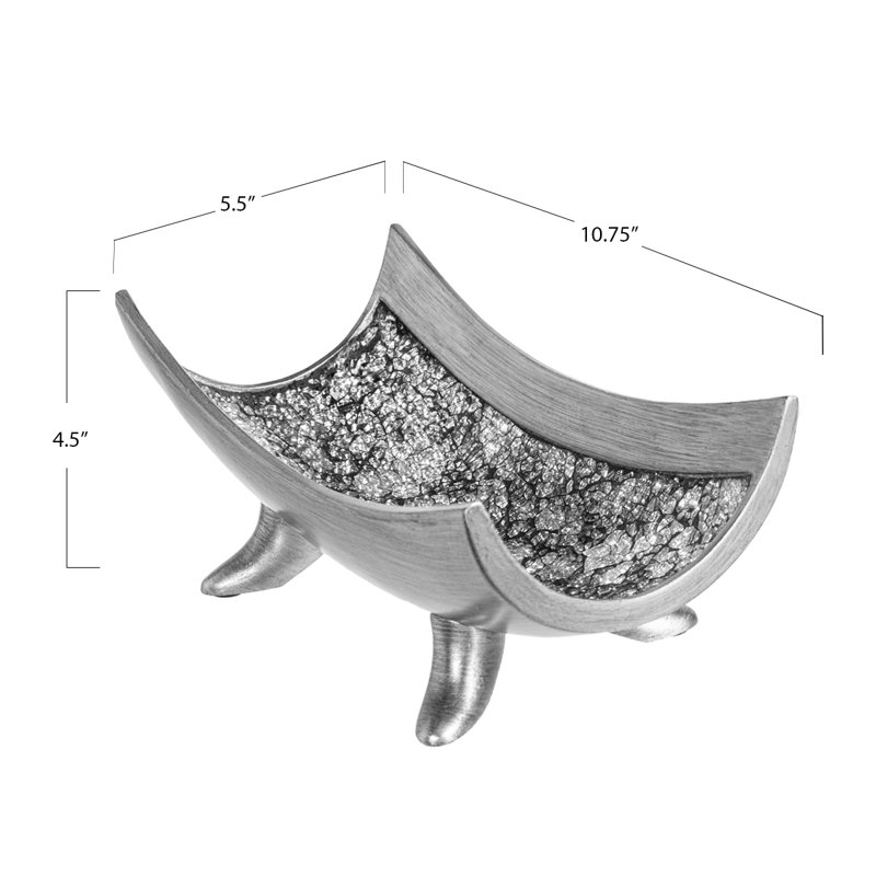 Bol décoratif moderne Schonwerk, Argent