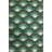 Green Disk Patterned Woven Rug-1887573163