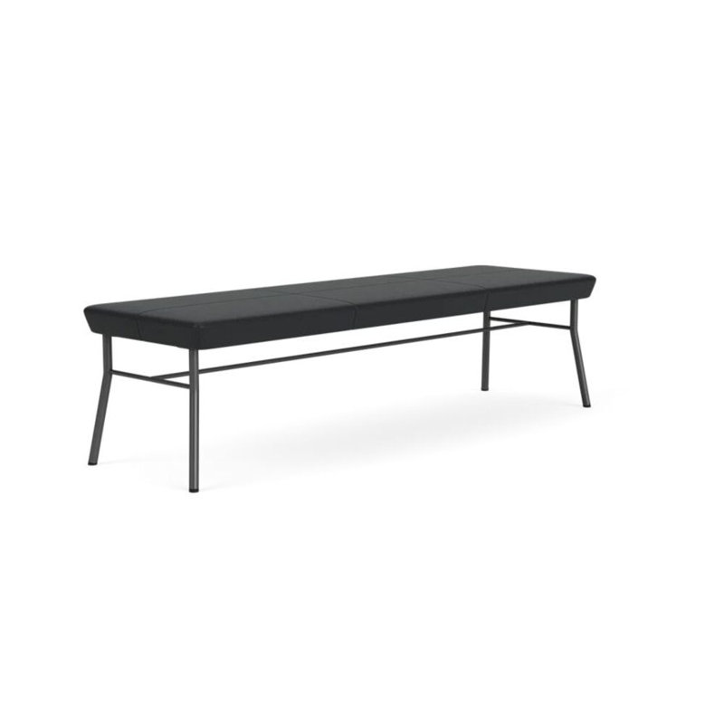 Lesro Banc en métal Mystic, Gris anthracite, Modena graphite
