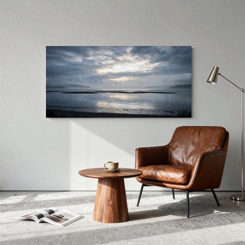 Ensemble de 1 tableau sur toile « Ciel nuageux », L 32 po x H 16 po, Wrapped Canvas