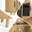 Armoire tourne-disque 35 po Mid Century Modern-1919690866
