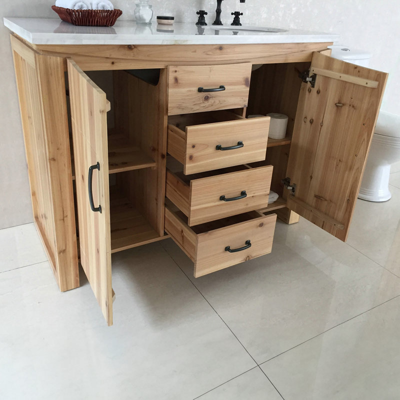 Ensemble de meuble-lavabo simple 48 po Auberon, Blanc