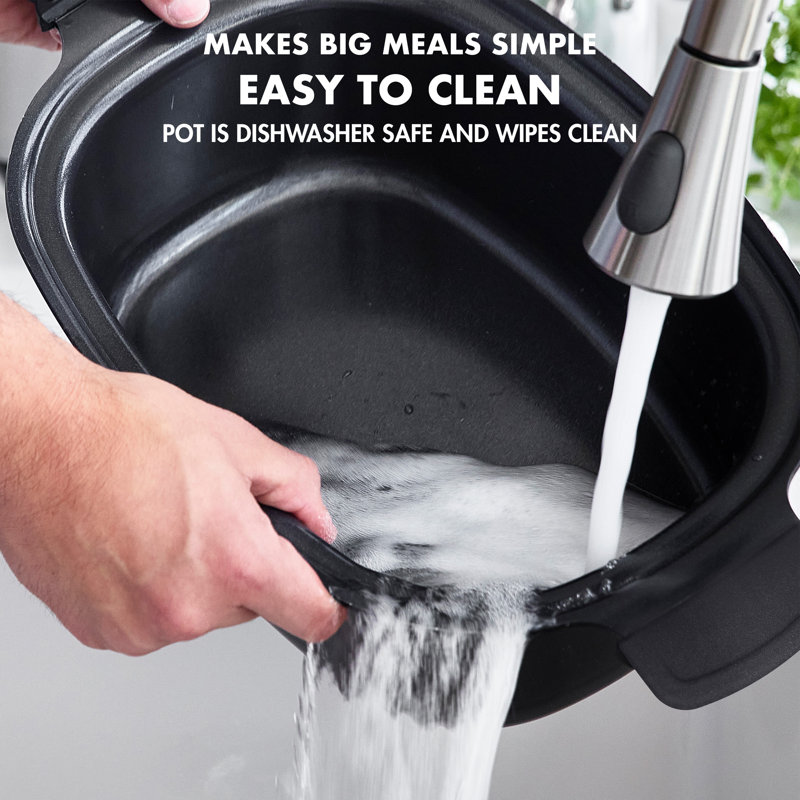 GreenPan Elite Ceramic Nonstick 6-Quart Slow Cooker, Cloud Cream