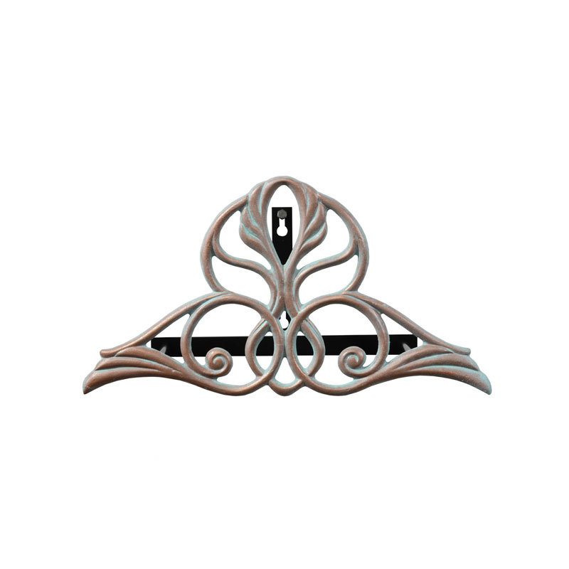Aluminum Wall Mounted Hose Holder, Copper Verdi