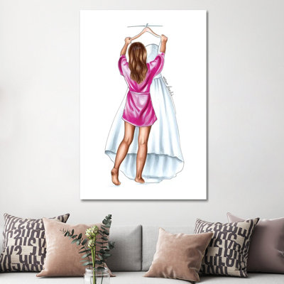 The Dress by Elza Fouche - Wrapped Canvas Graphic Art