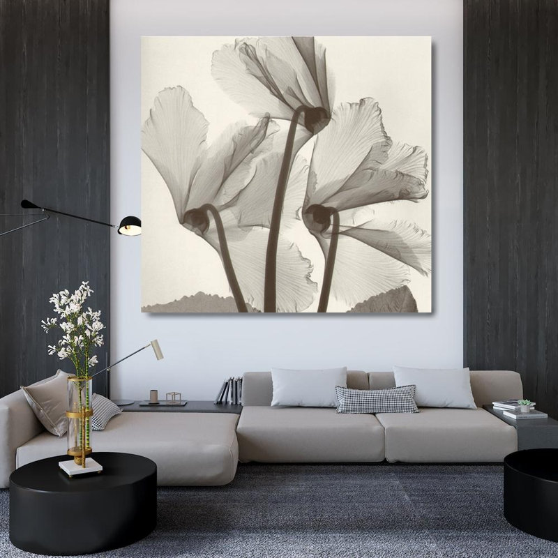 Étude des cyclamens # 1, H 36 po x l 38 po