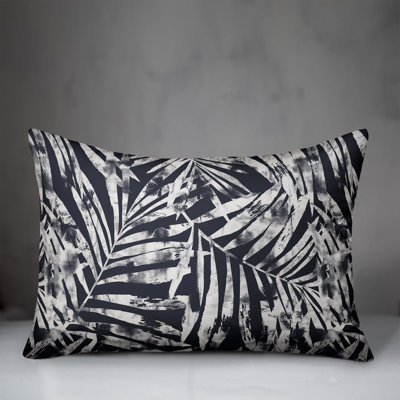 Floral Outdoor Reversible Throw Pillow
