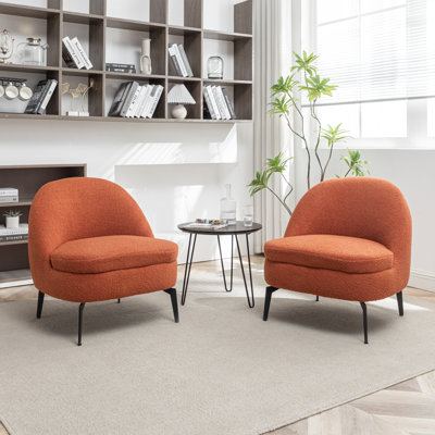Fauteuil demi-tonneau rembourré Bula