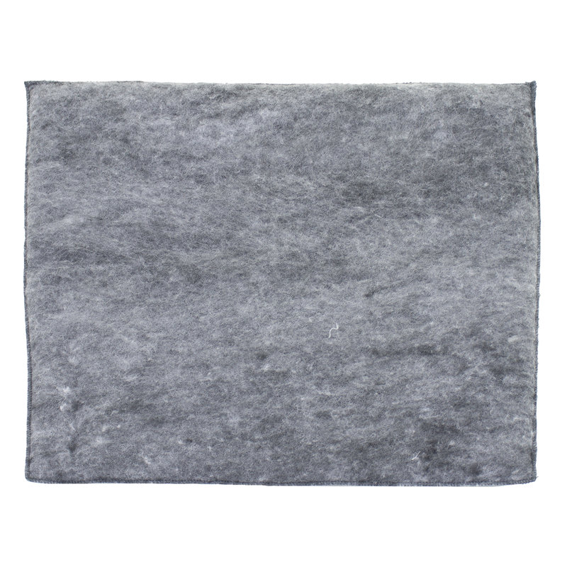 Charcoal Medium Plush Fiberfill Cat Pillow Set